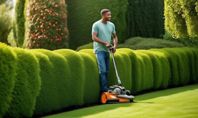effortless yard maintenance made easy with cordless hedge trimmers