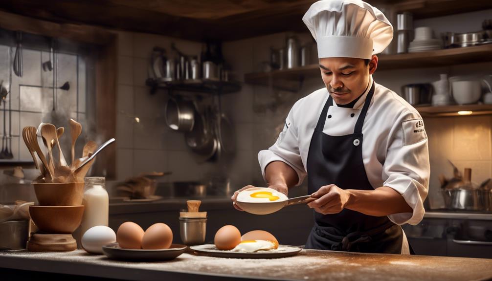 egg infused pancake mastery