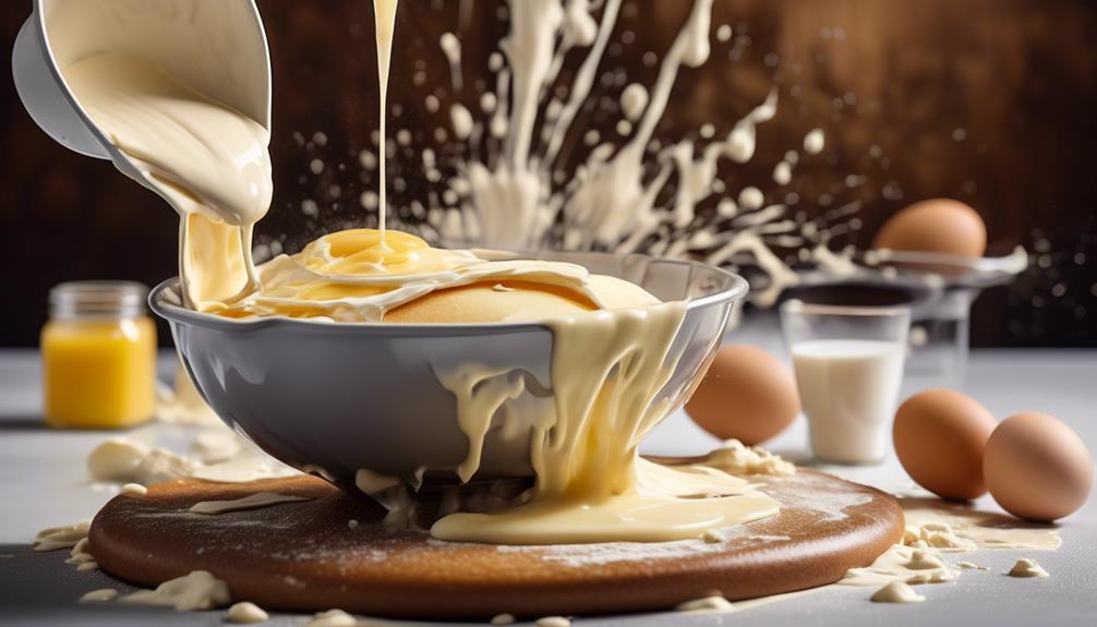 eggs enhance pancake texture