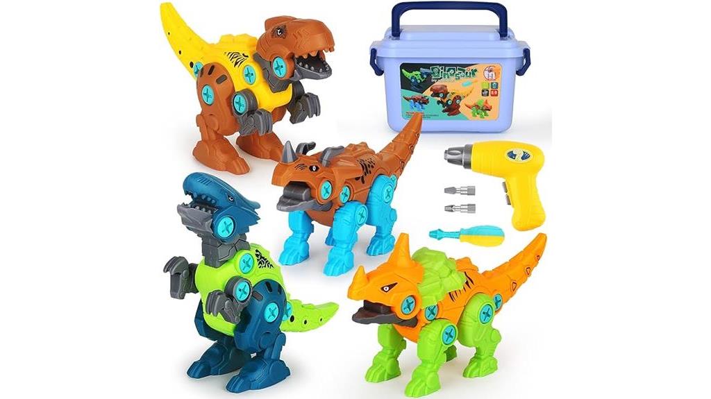 electric drill dinosaur toy