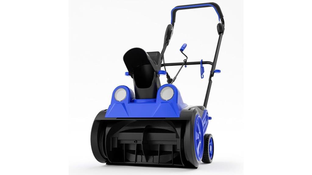 electric snow blower features