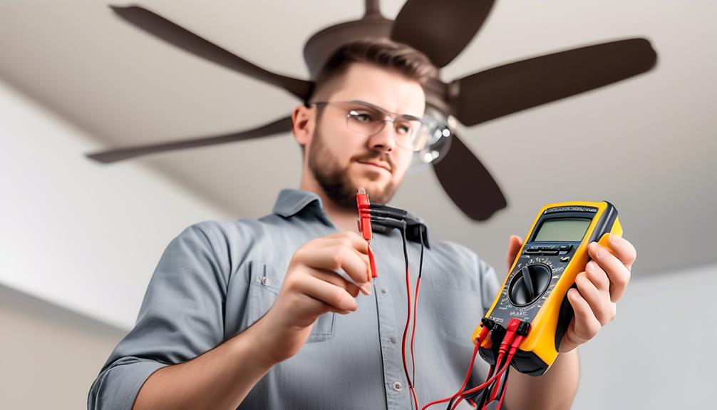 electrical inspection of fan