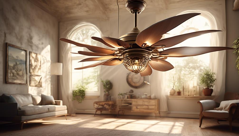 electricity powers ceiling fans