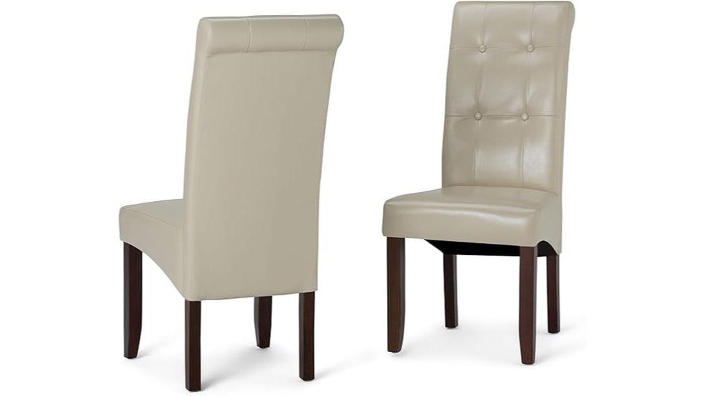 elegant dining chairs set