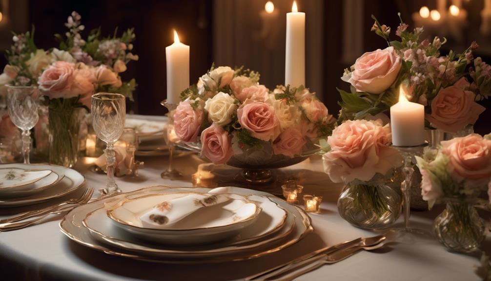 elegant floral arrangements and decor