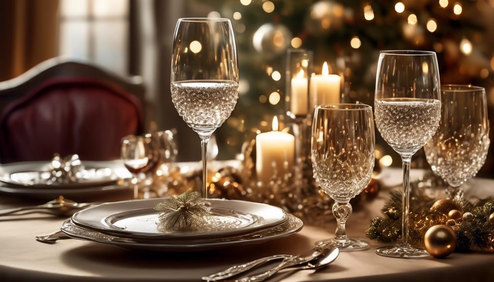 elegant glassware and stemware