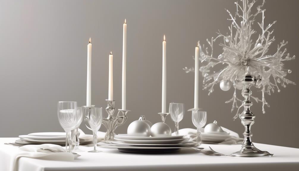 elegant holiday table decorations