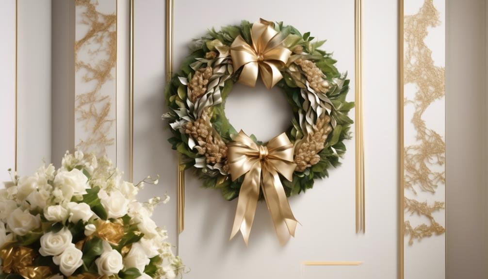 elevating budget wreaths with style
