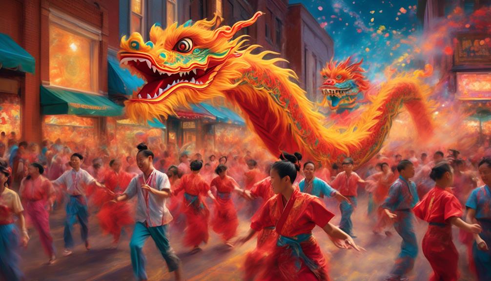 energetic dragons mesmerize the crowd