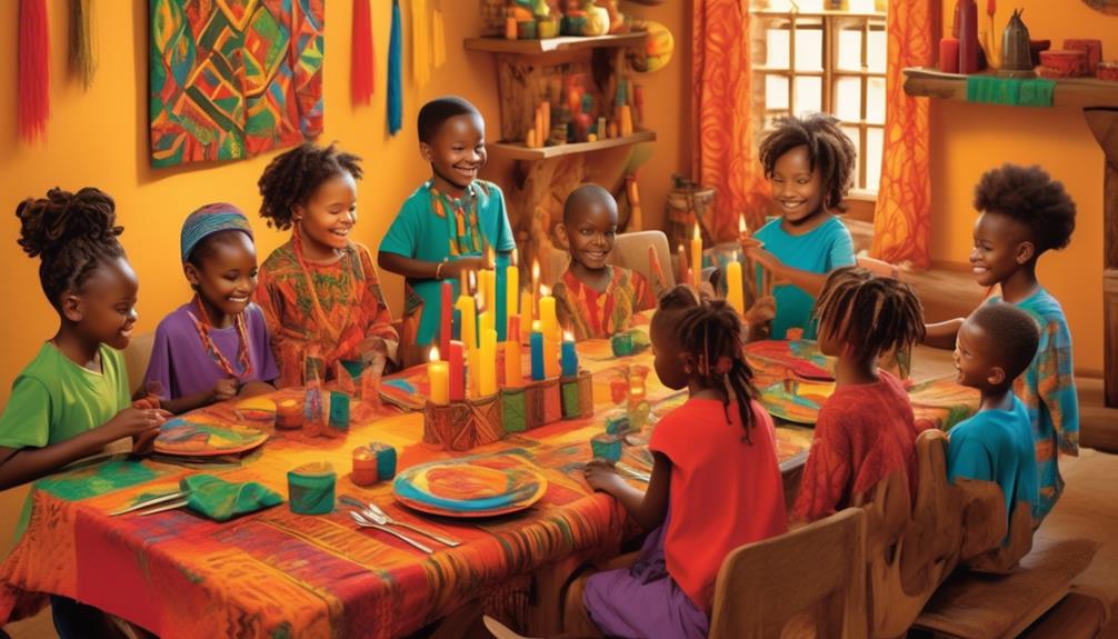 engaging kids with kwanzaa