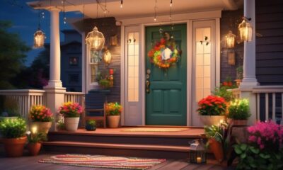 enhancing front porch aesthetics