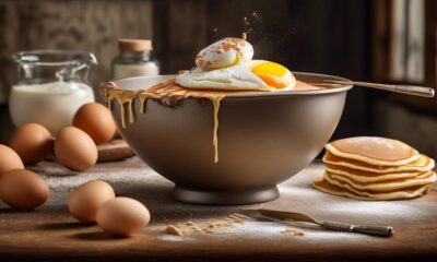 enhancing pancake mix with egg