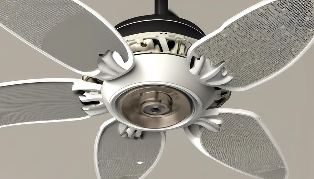 evaluation of ceiling fan components