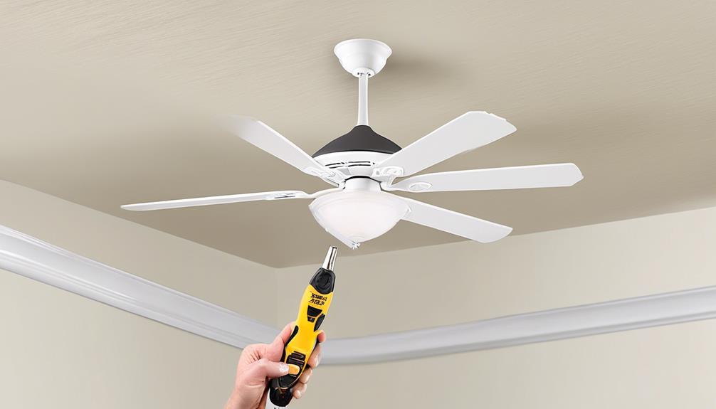 extending ceiling fan rod