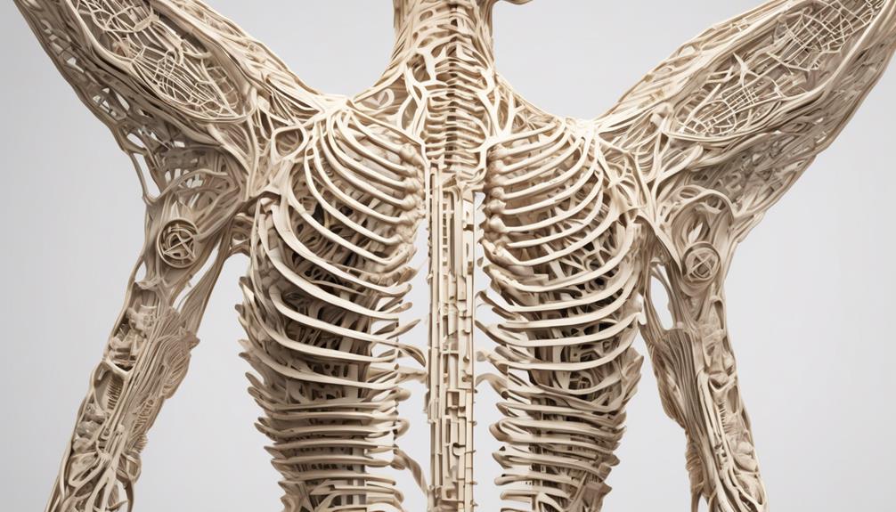 fan arms and rib anatomy