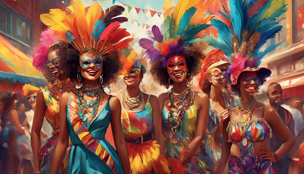 fashionable and contemporary carnival costumes