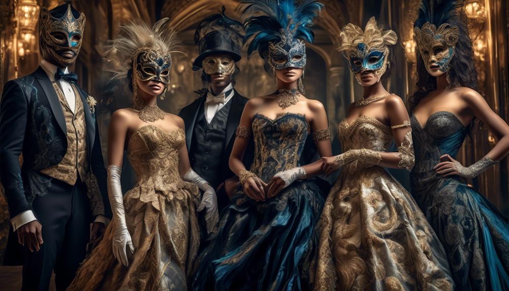 fashionable masks for elegant events