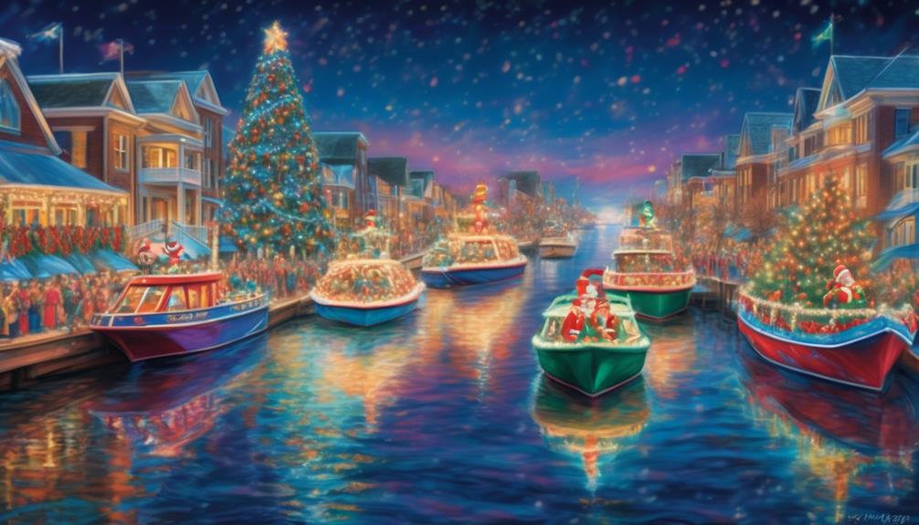 festive boat parades afloat