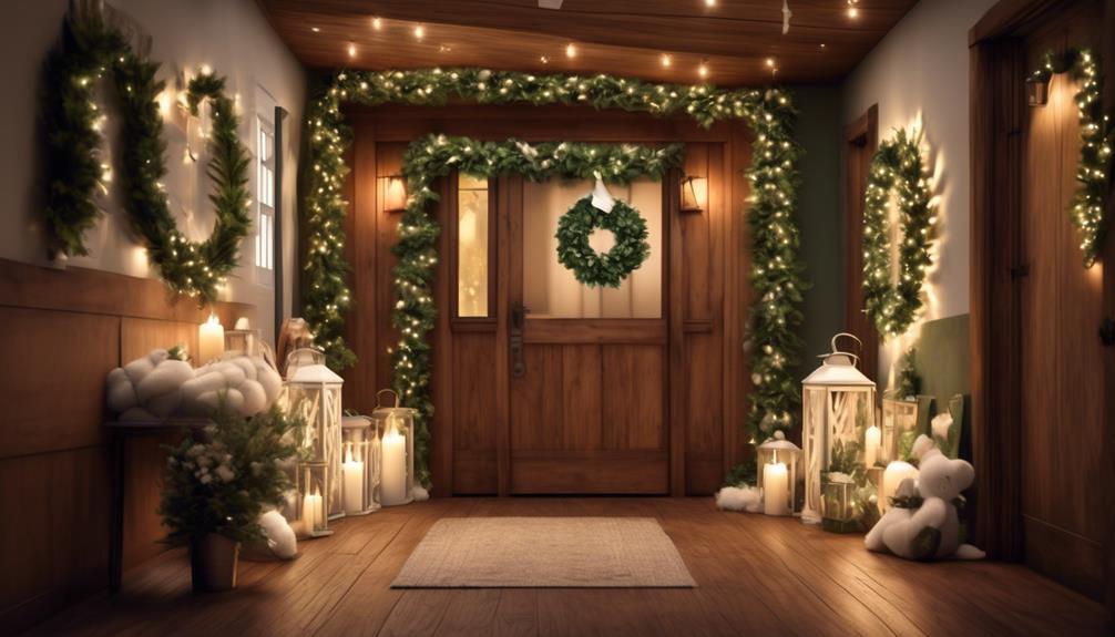 festive decorations and illumination