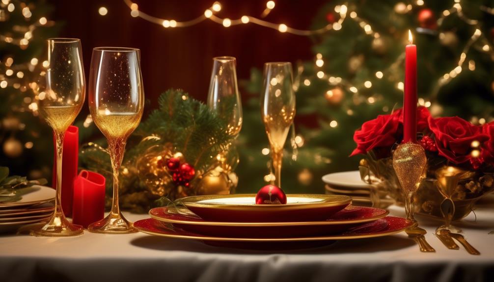 festive feast table decor
