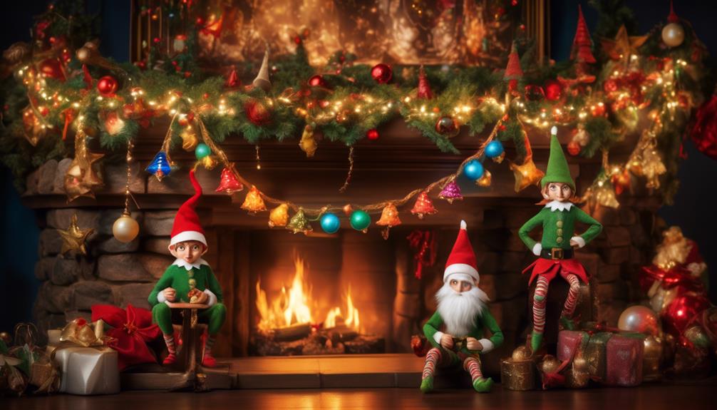 festive holiday elf decorations