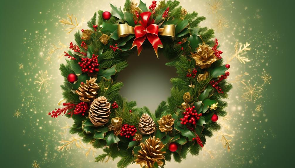 festive holiday wreaths adorned