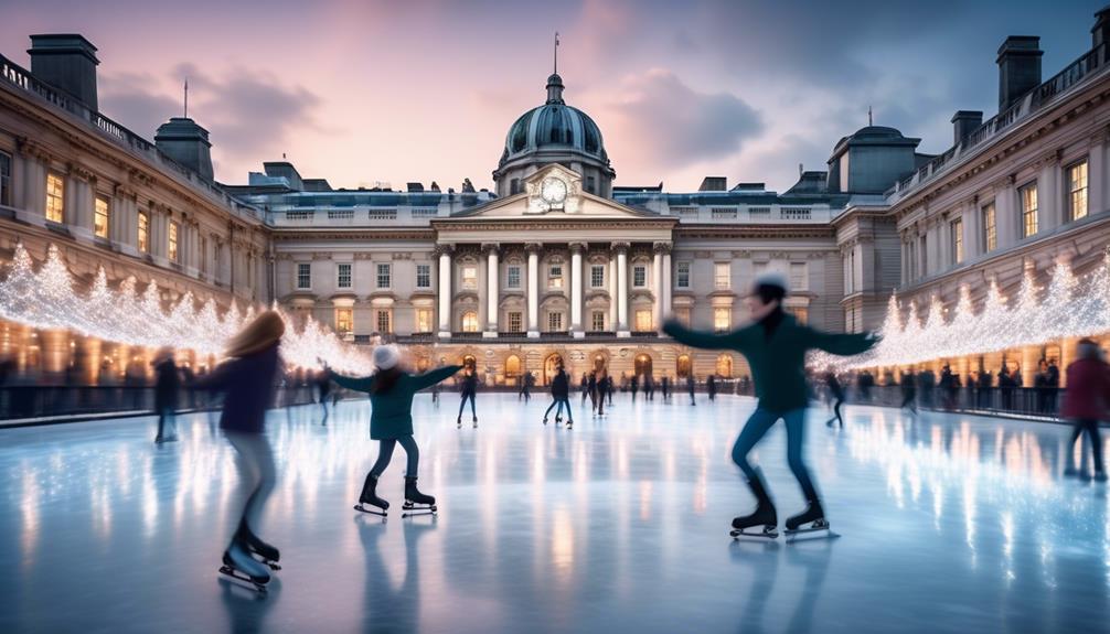 festive ice skating tradition