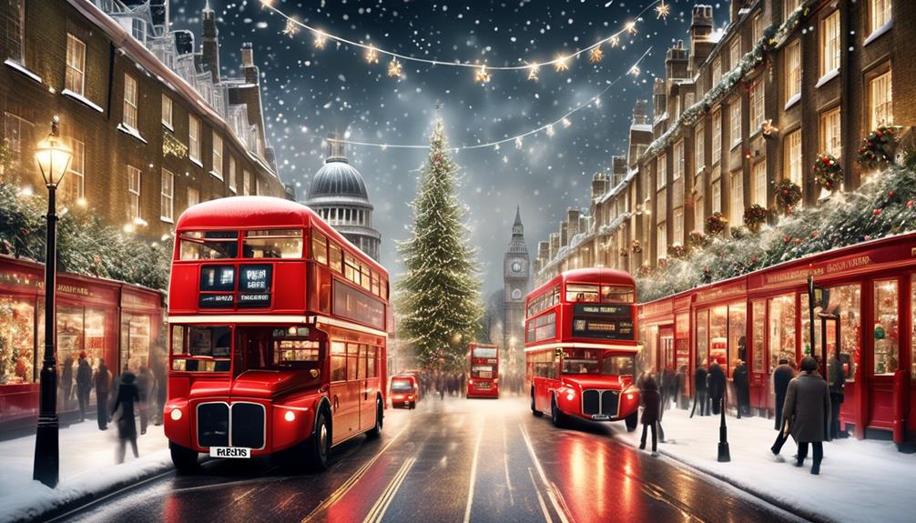 festive london christmas decorations