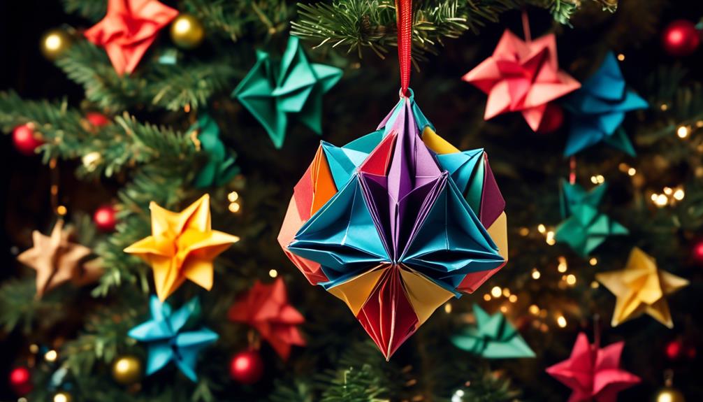 festive paper decorations