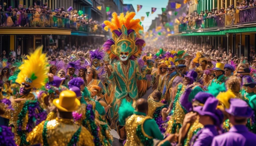 festive processions and decorated floats