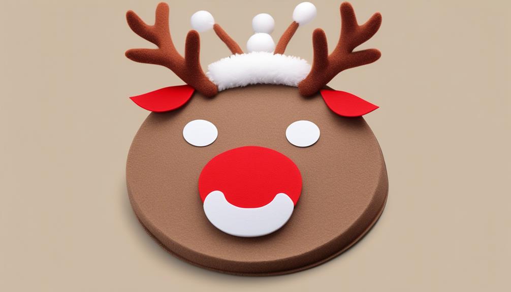 festive reindeer hat design