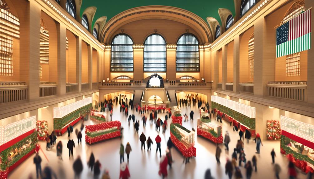 festive shopping at grand central