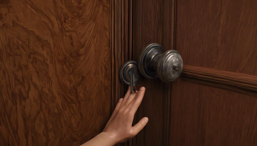 fine tuning door knob placement