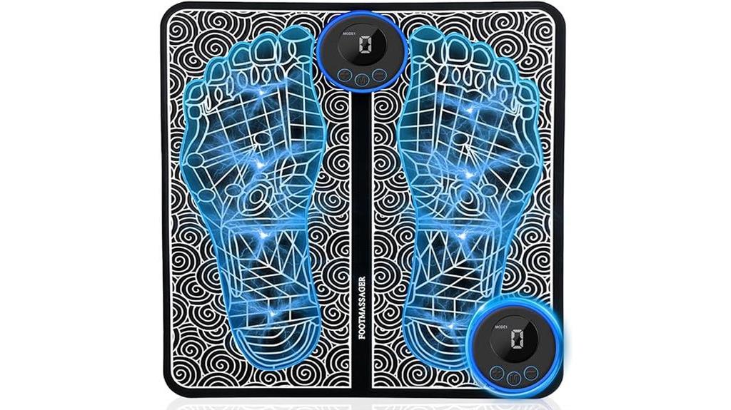 firm and soothing foot massage mat