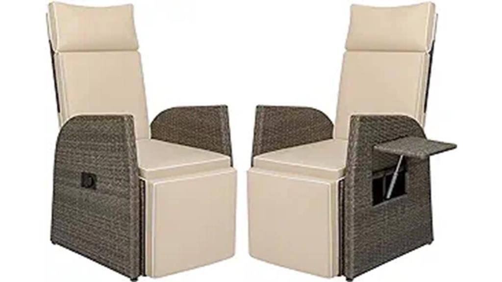 flamaker recliner chair set