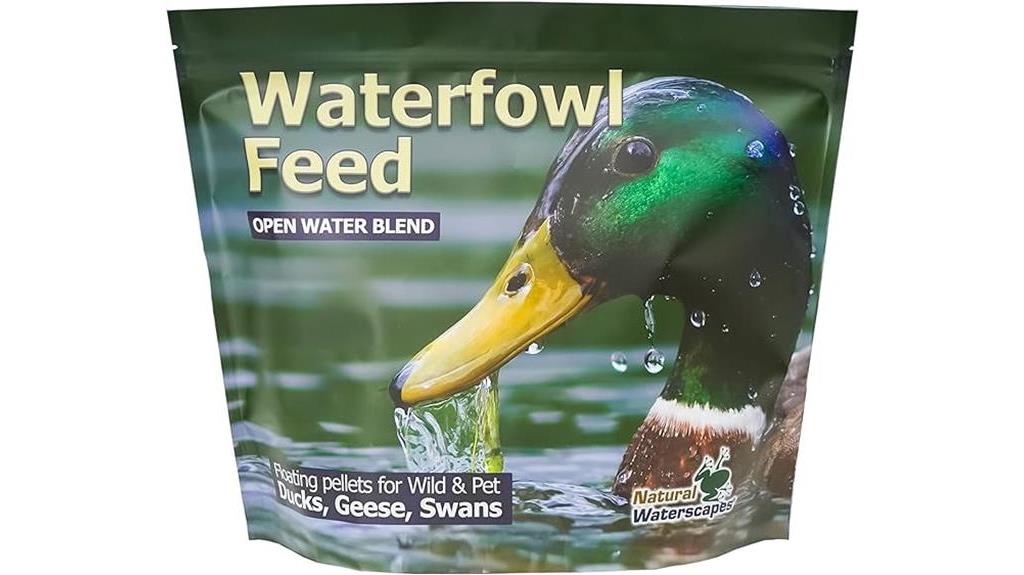 floating feed for waterfowl