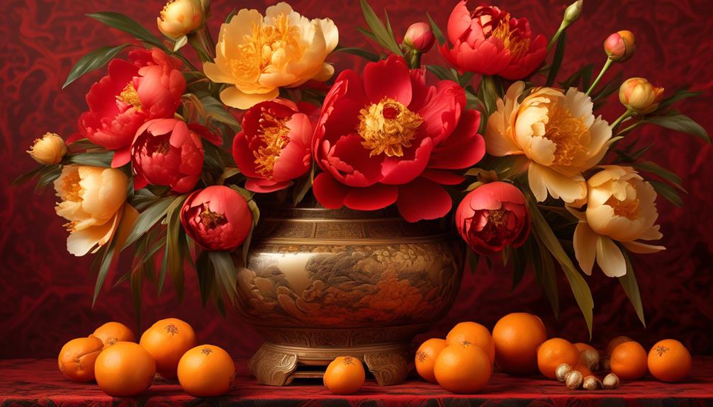 floral symbolism in chinese new year