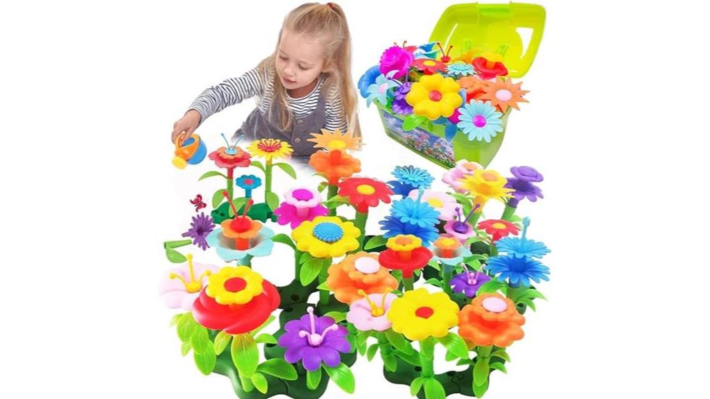 flower garden building toy