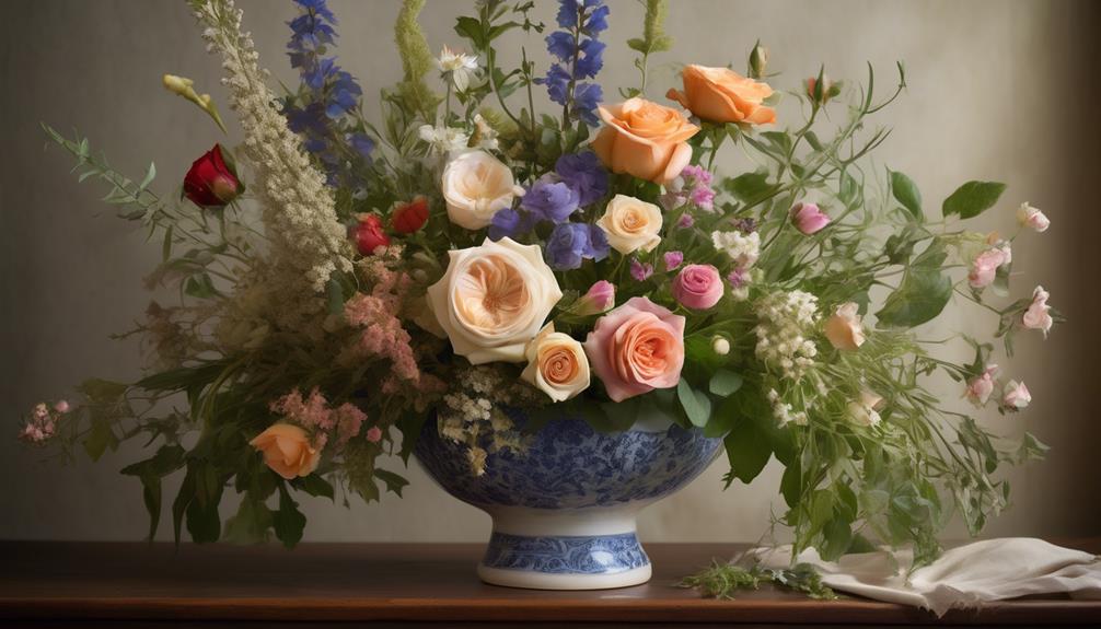 french floral arrangement origins