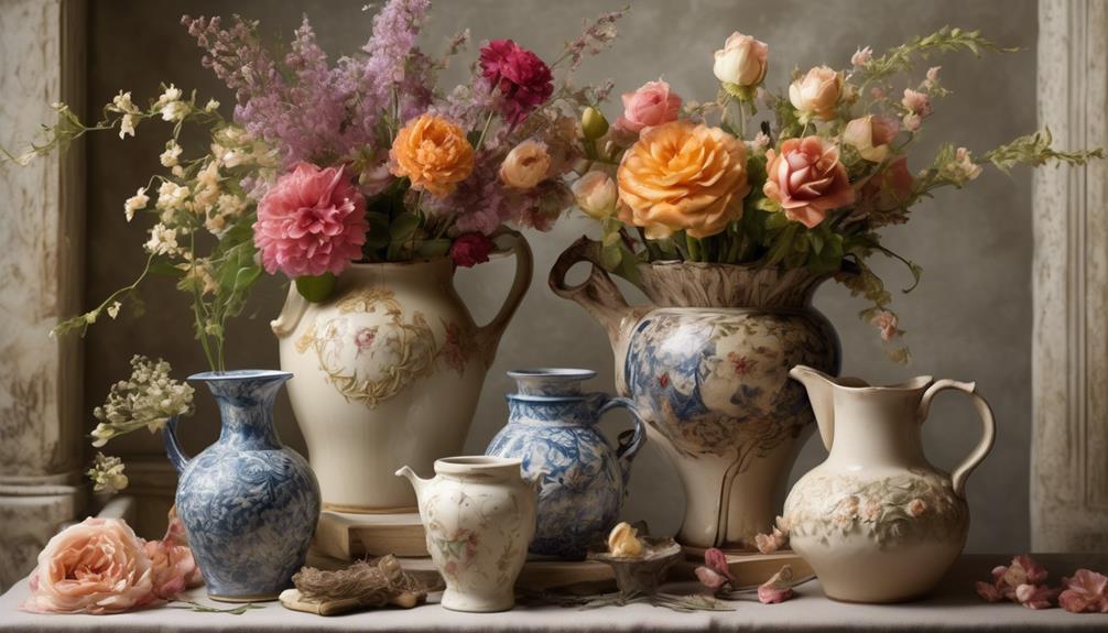 french floral arrangements supplies