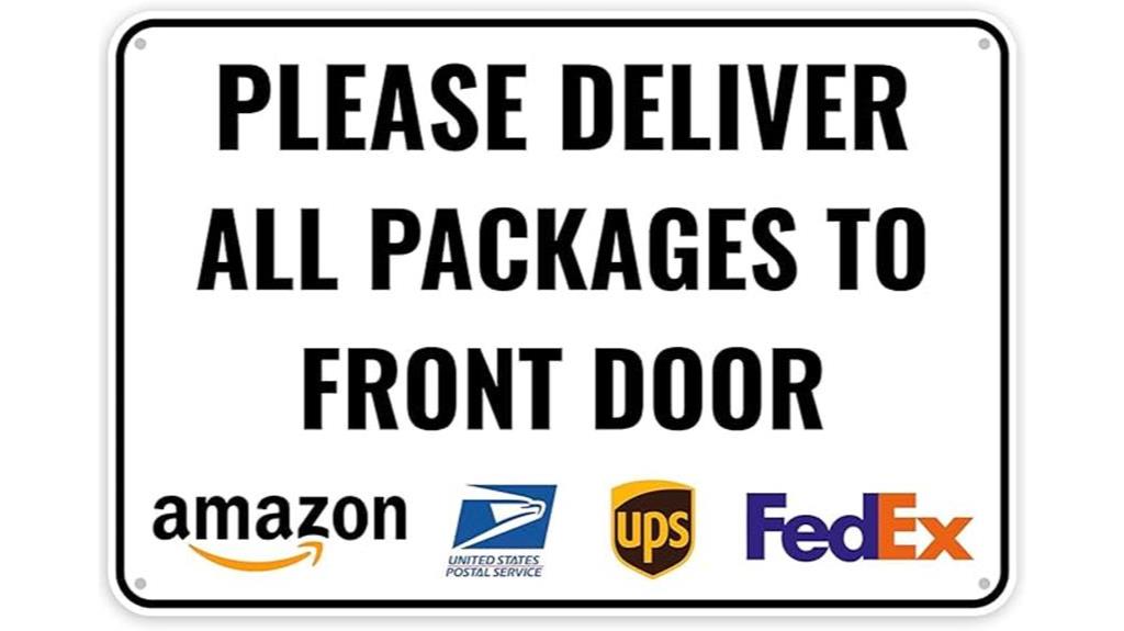 front door package delivery