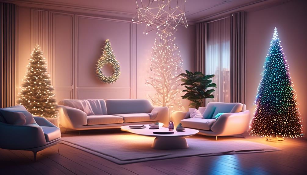 futuristic holiday decorations in san jose s tech savvy homes