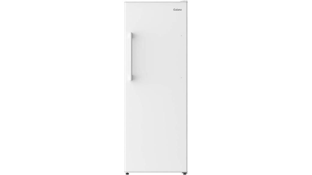 galanz 11 cu ft convertible freezer fridge white