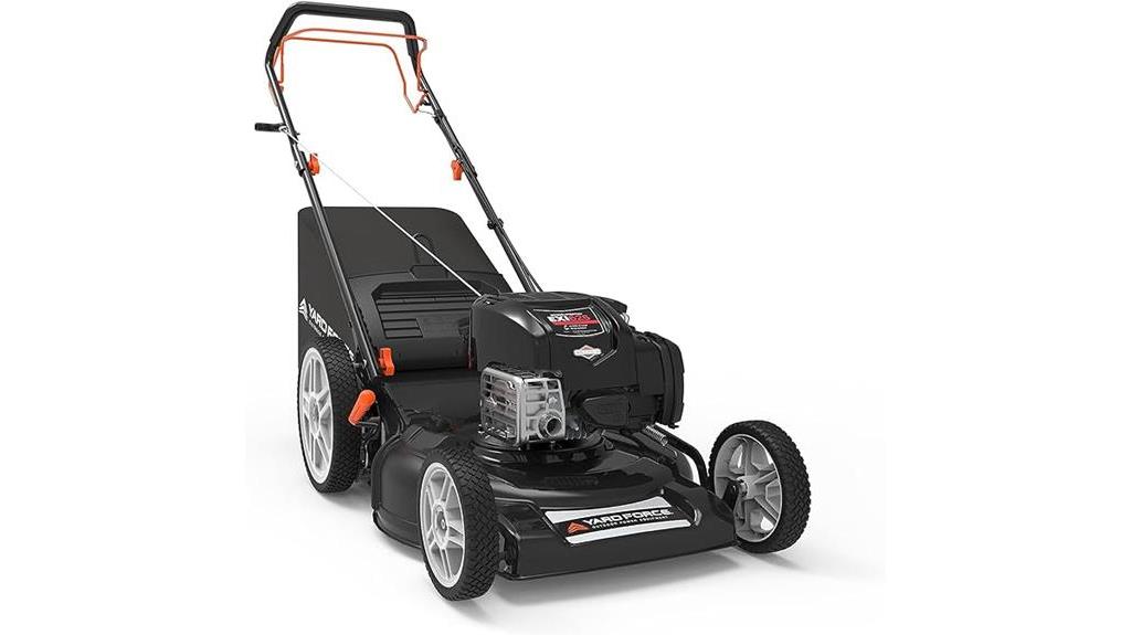 gas powered self propelled mower