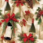 gift wrapping wine bottles