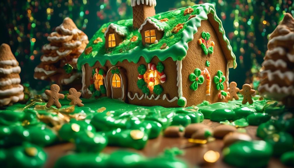 gingerbread houses for st patrick s