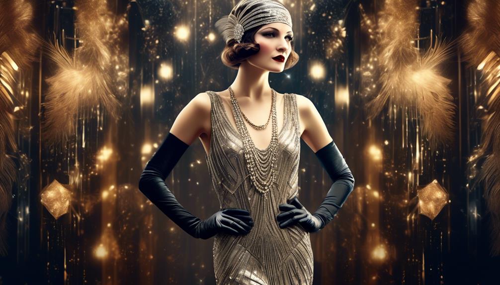 glamorous art deco attire