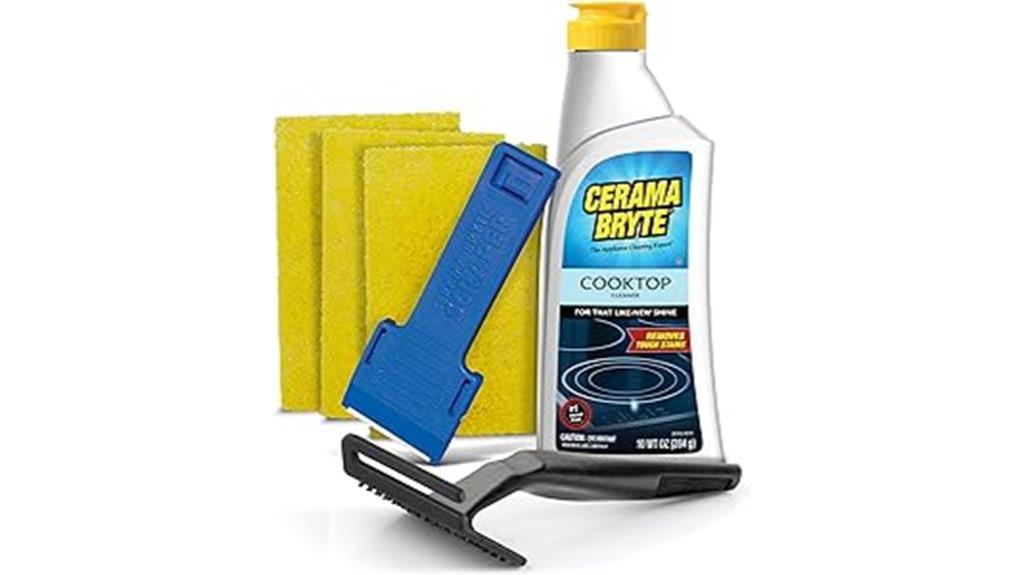 glass ceramic surface cleaning kit
