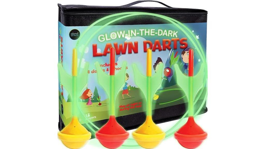 glow in the dark lawn darts