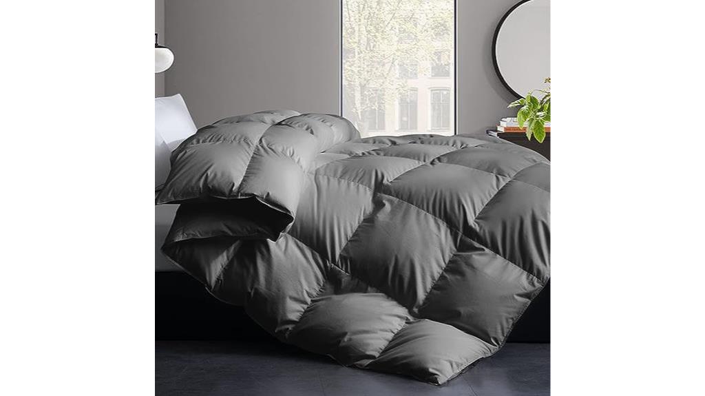 grey queen size comforter